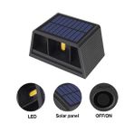 Çift Yönlü Ayarlanabilir Solar Aplik 3200K Sarı Işık (Siyah)