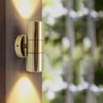 Çift Yönlü İç Ve Dış Mekan Duvar Aplik Gold-altın Led Ampul Dahil