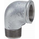 ÇiftçiBurada Galvaniz Kuyruklu Dirsek 1/2'''