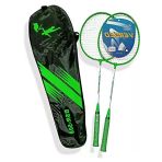 Çiftli Badminton Raket Seti, Taşınabilir Çanta İle Birlikte