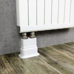 Çiftli Boru Gizleme Aparatı Ayarlı Beyaz