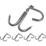 Çiftli Çengel - 5 Adet - Kanca Kurban Et Çengeli 8 mm - 0,5