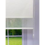Çiftli Sistem Keten Tül ve %100 Blackout (Karartma) Beyaz Stor Perde - 170 x 200 cm