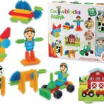 Çiftlik Kaktüs Bloklar (75 Parça) - Kaktüs Oyuncak - Lego Seti - Kaktüs Lego - Taraklı Lego