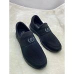 Çiğdem Full Siyah Unisex Triko Bez Spor Ayakkabı Unisex