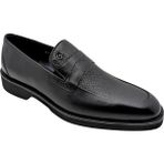 Çiğdem Kundura Galler - 6142 | Hakiki Deri Erkek Klasik Loafer - Siyah - 39