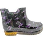 Çiğdem Kundura Kadın Reçber Lastik Çizme - - Renkli-Kısa - 36 - Pembe