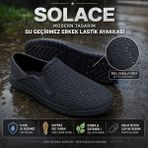 Çiğdem Kundura Solace Modern Tasarım Erkek Lastik Bahçe Ayakkabısı - Siyah - 41