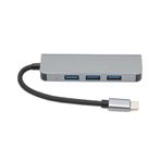 cigemay 1xUSB3.0 3xUSB2.0 ile 4'ü 1 Arada Hub, 5 Gbps Taşınabilir Genişletme İstasyonu USB Dağıtıcı Adaptör, Klavye, Fare, Sert Tabak ve USB Bellek Çubuğu Tak ve Çalıştır Kolay Erişim