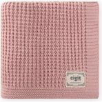 Cigit Selanik Triko Battaniye 80X100 (+/-5 cm ) Pudra Pembe - 80 x 100 cm