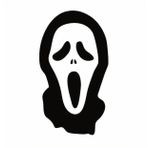 Çığlık Hayalet Maske Araba Sticker Arma Yapıştırma