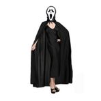 Çığlık Scream Maske Ve Yakalı Pelerinli Kostüm Seti 120 cm
