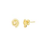 CiGold K101026907 Taşlı 14 Ayar Altın Küpe