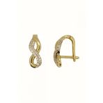 CiGold K101027040 Taşlı 14 Ayar Altın Küpe