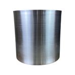 Cihan Çiçekçilik Metalik Galvaniz Saksı 35x35 Paslanmaz