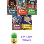 Cihat Burak 5 Kitap Seti + Çim Adam Hediye - Hayır