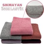 Ciho Socks 5 Çift Kadın Sıkmayan Lastikli Pamuklu Soket Çorap - 36 - 40 - Renkli