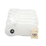CİHO SOCKS Daily KADIN 6 Çift Beyaz PÜRÜZSÜZ Soft Touch Penye Pamuk Görünmez Sneaker Patik Çorap