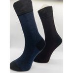 Ciho Socks Premium 6 Çift Bambu Ekose Jakarlı Erkek Soket Çorap - 40 - 44 - 0TB-Siyah