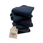 CİHO SOCKS Premium 6 Çift Bambu Ekose Jakarlı Erkek Soket Çorap