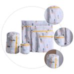 Ciieeo 1 Set 6 Adet Çamaşır Torbası Büyük Çamaşır Sepeti Sütyen Yıkama Torbası Fermuarlı File Torbalar Polyester