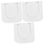 Ciieeo 3 Parça Uzaktan Kumanda Manyetik Toka Klima Tv Projektörü Uzaktan Kumanda Manyetik Kanca (siyah) 3 Adet Uzaktan Kumanda Braketi Ilişki Kurmak Plastik Beyaz