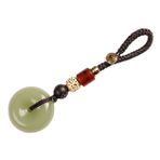 Ciieeo Barış Toka Donut Keychain Yaratıcı Araba Anahtar Anahtar Zinciri İyi Şanslar Ve Fortune Feng Shui Anahtarlık Kolye Çin Yeni Yılı Dekorasyon Şanslı Tılsım