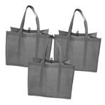 Ciieeo Büyük Katlanabilir Ayakkabı Çantası Seti Kadınlar Aileler Için Yeniden Kullanılabilir Bakkal Çantaları 3lü Gri 41x26x33cm Telefon Anahtarları Güneş Gözlükleri Için Kolay Saklama