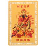 Ciieeo Çin Feng Shui Taisui Muska Kartı Zenginlik Tanrısı Kartı Hayırlı Kart Servet Muska Kartı Bereket Korumaları Uğurlu Başarı Için Kart Servet Güvenli B