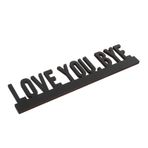 Ciieeo Love You Bye Ahşap Asılı Tabela Boho Duvar Sanatı Ev Dekoru İçin El Oyması Ahşap Harf Giriş, Yatak Odası, Ofis Ve Daha Fazlası İçin