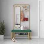 Çıkarılabilir ve Ayakkabı Standlı Salon Ağacı, Tezgahlı Endüstriyel Ceket Yarışı Standı, Serbest Daimi Palto Ağacı, Aynalı, Giriş Yolu Depolama Rafı, Oturma Odası, Koridor için