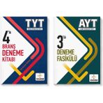 Çıkarım Yayınları Tyt Ayt Deneme Seti | Tyt 4’lü Branş Deneme Kitabı + Ayt 3’lü Deneme Fasikülü | Yks Üniversite Hazırlık