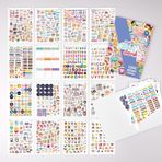 Çıkartma Seti - 1000 Adet Çocuklar, Kızlar, Gençler ve Yetişkinler Için - Scrapbook, Laptop, Günlük, Ajanda ve Planner Için Bullet Journal Koleksiyon Kitabı