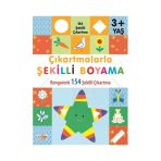 Çikartmalarla Şekilli Boyama 3+Yaş Parıltı