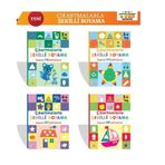 Çıkartmalarla Şekilli Boyama 4 Kitap Set - 0-6 Yaş Yayınları