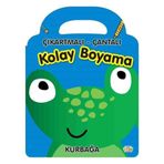 Çıkartmalı Çantalı Kolay Boyama Kurbağa 0-6 Yaş Yayınları