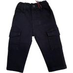 Çikoby Erkek Bebek Cep Detaylı Kargo Pantolon - 9 - 12 Ay - Siyah