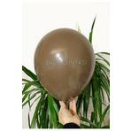 Çikolata Kahve Rengi Pastel Balon 10 Adet
