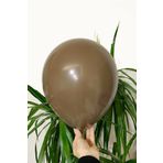 Çikolata Kahve Rengi Pastel Balon 20 Adet