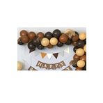 Çikolata Kahve-Ten-Karamel Pastel Renk Balon Zinciri 70 Adet+5 mt balon zinciri