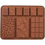 Çikolata Kalıbı - Silikon - Karışık Tablet