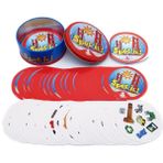 Çikolata Tarzı 27 Stiller Dobble Kart Oyunu Masa Oyunu Dobbles Çocuk Kartları Kamp Yapmaya Gider Metal Kutu Shalom Temel Ingilizce Oyuncaklar (Yurt Dışından)