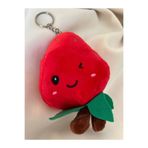 Çilek anahtarlık çilek çanta süsü charm 1 adet strawberry pearl