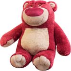 Çilek Ayı Bebek Peluş Oyuncak Çilek Aromalı Kırmızı Ayı Teddy Bear Ekstra Büyük Bebek (Yurt Dışından) - Beyaz - Kırmızı