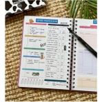 Çilek Believe In Your Dreams Tasarımlı Spiralli Sticker'lı Konuşan Ajanda Haftalık Planlayıcı - Çok Renkli
