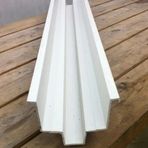 Çilek Kanalı 1 Metre – PVC Topraksız Tarım Kanalı | Hidroponik Çilek Yetiştirme Oluğu | Cocopeat Uyumlu