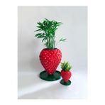 Çilek Saksı - 15cm - Bioplastik - Alvina Atölye