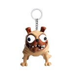 Çılgın Köpek Figürü Anahtarlık, Hediyelik Çanta Aksesuarı ve Hareketli Oyuncak | Goofy
