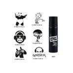 Çılgın Oyuncu Spray Tattoo Geçici Dövme Seti Dark Sprey Dövme Kiti