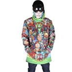 Çılgın Tasarım Snowboard ve Kayak Montu SS7647 - 11 - 12 Yaş - Yeşil